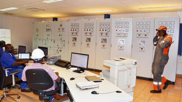 Conversion of six Wärtsilä engines to Wärtsilä 50DF dual-fuel engines will enable Senelec to provide highly flexible, fast-starting baseload power from Bel-Air plant for balancing the grid ©Wärtsilä