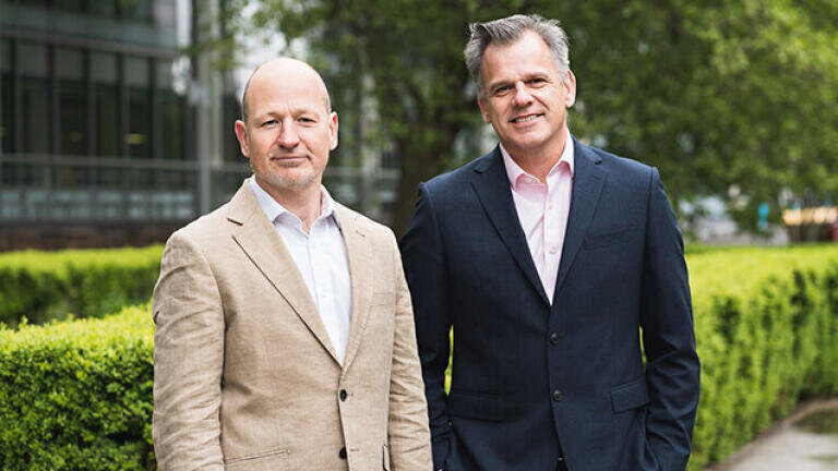 Mark Dixon (left) and Dan Jackson (right) of Cerulean Winds