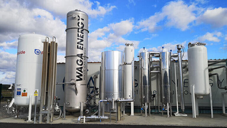 Transforming Landfill gas into biomethane, a renewable substitute for natural gas