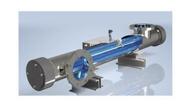 Ballest water treatment system uses less UV lamps