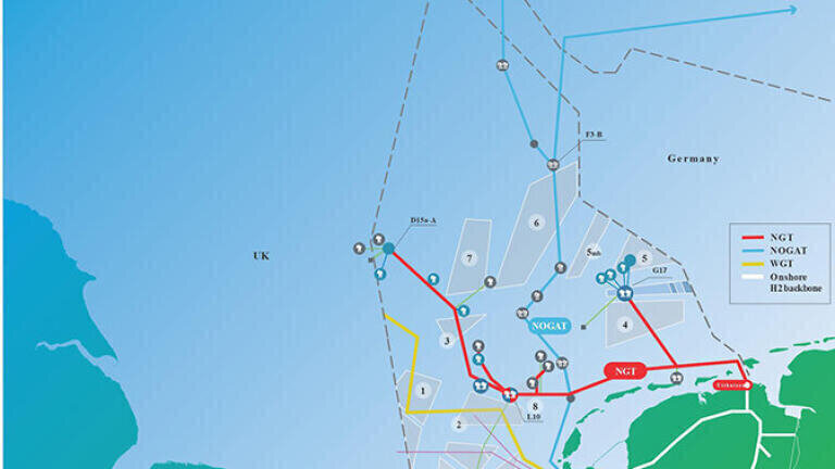 Hydrogen Infrastructure North Sea