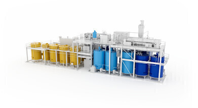 Transforming hazardous incinerator flue gas residue from waste-to-energy plants into reusable materials.