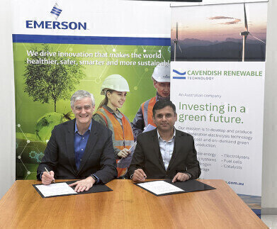Emerson and Cavendish renewable technology collaborate to revolutionise hydrogen applications