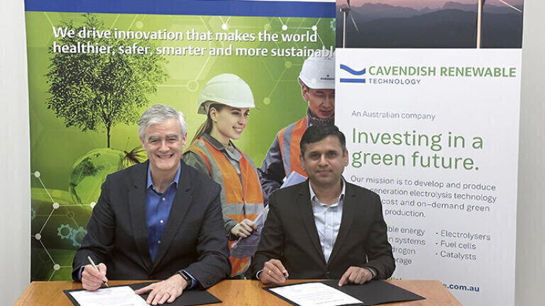 Emerson and Cavendish renewable technology collaborate to revolutionise hydrogen applications