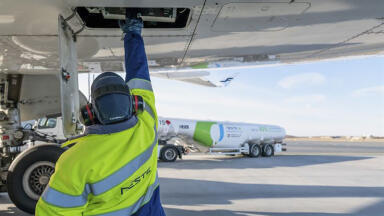Sustainability benefits from use of sustainable aviation fuel