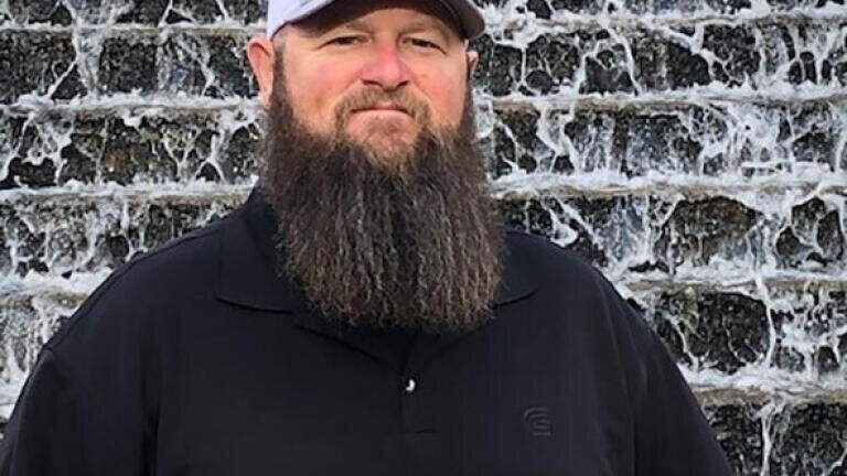 Scott Millholland, recipient of the coveted William D. Hatfield Award for Wastewater Operator of the Year.