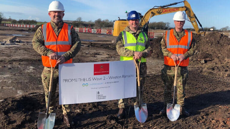 Construction begins on new solar array at Weeton Barracks