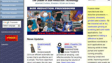 New Web Site for Wastewater Treatment Systems