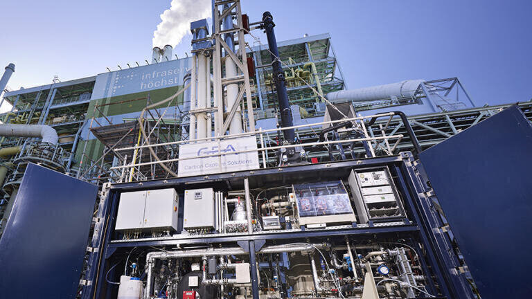 Carbon capture pilot plant 