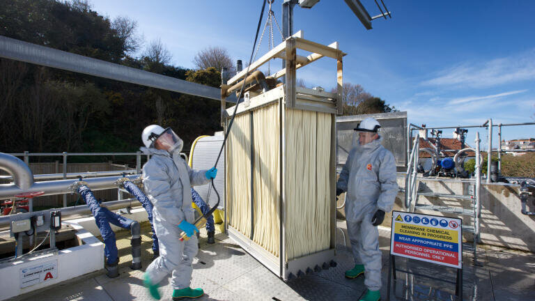 Guernsey Water Improve Performance of Self-Cleaning Membrane Filters