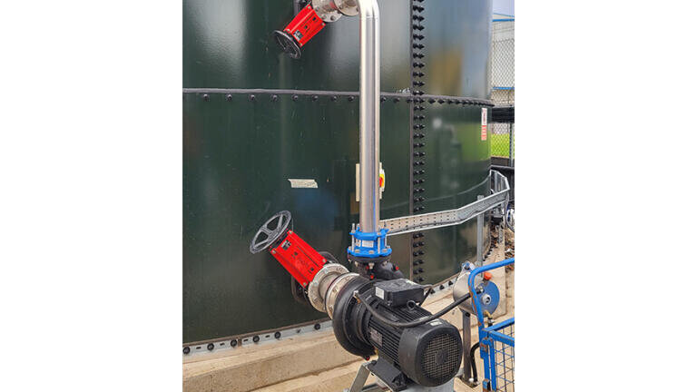 Landia_Externally mounted, the Landia AirJet aeration system is easy to service