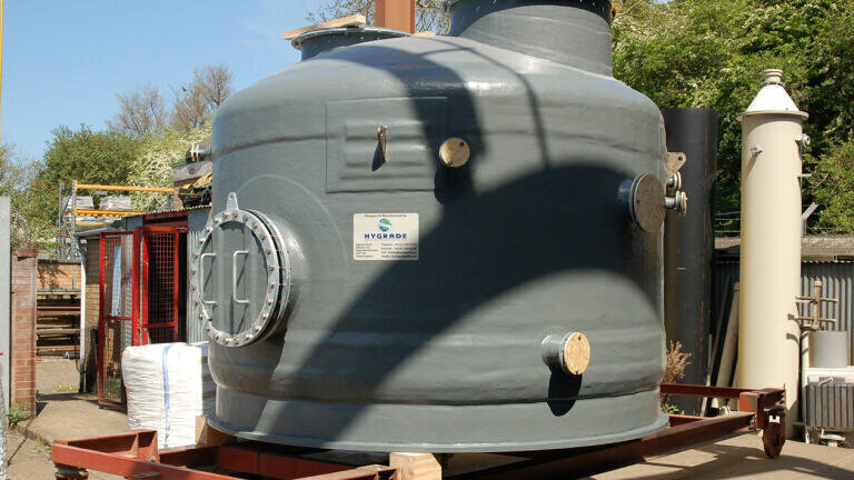 For vessels such as a Sump Tank for Venturi Scrubber, the containment strategy by ERG Hygrade was designed as part of the process solution, not added afterwards