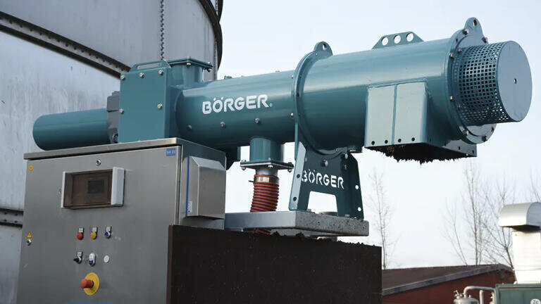 Biogas plant benefits from new Borger Separator