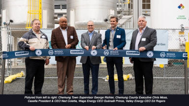 Casella Waste Systems and Waga Energy open renewable natural gas facility at Chemung County Landfill in New York