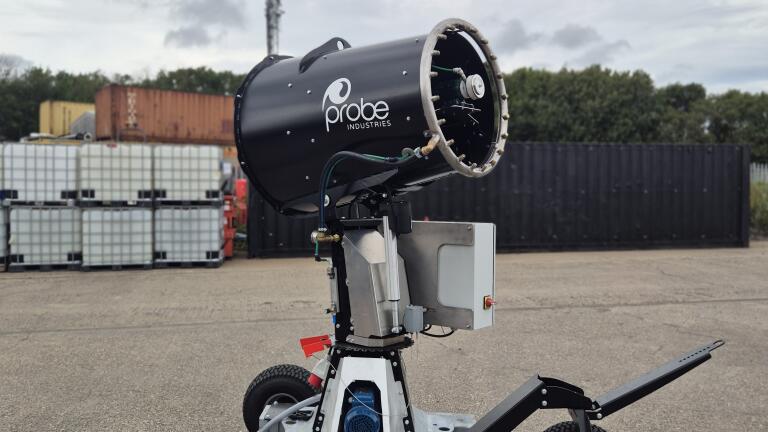 New innovation combines long-range dust suppression and water-efficient atomisation in one versatile mobile solution