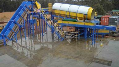 Self-contained waste handling units