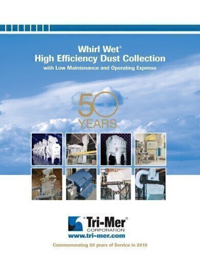 New brochure for high efficiency dust collection