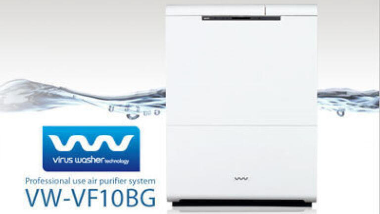 Virus Washer neutralises airborne allergens using tap water