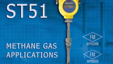 Flow Meter Comes With FM/FMC Approval For Methane Gas Applications  