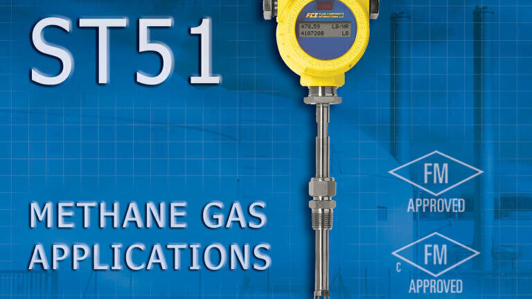 Flow Meter Comes With FM/FMC Approval For Methane Gas Applications  