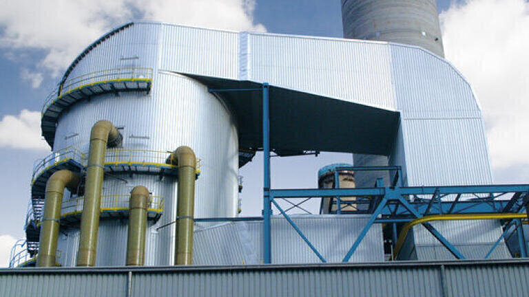 Flue Gas Desulphurisationat Power Plant
